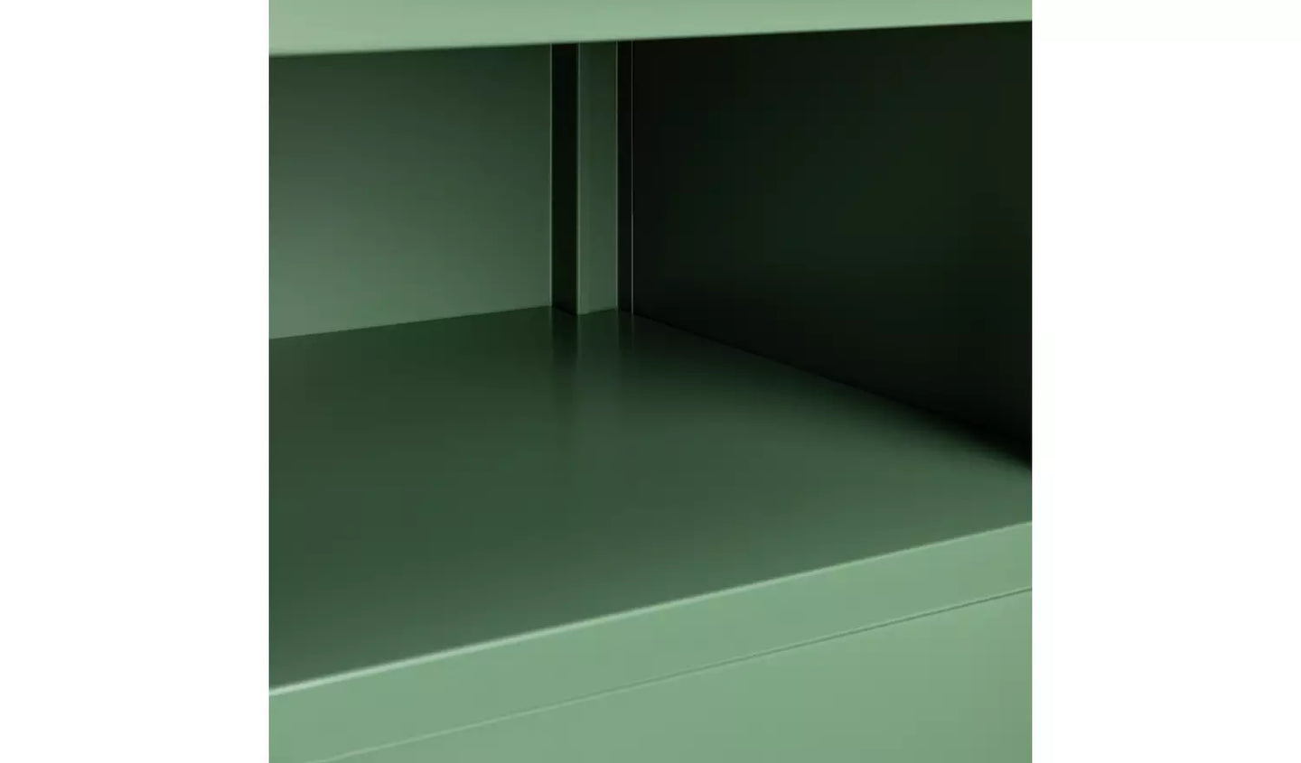 Assembled Habitat Stevie 1 Door Bedside Table - Green